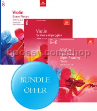 ABRSM Violin Exams 2020-2023 Grade 8 Bundle Offer (Score & Part) - Save 10%